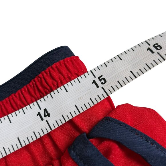 Fabletics Heritage Dolphin Shorts 2” (Heated Red / Deep Navy) - Size Medium - Picture 8 of 12